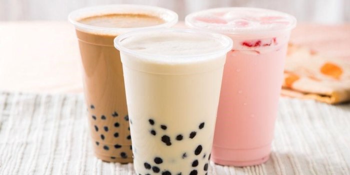 1024x768 Cute Bubble Tea Wallpaper