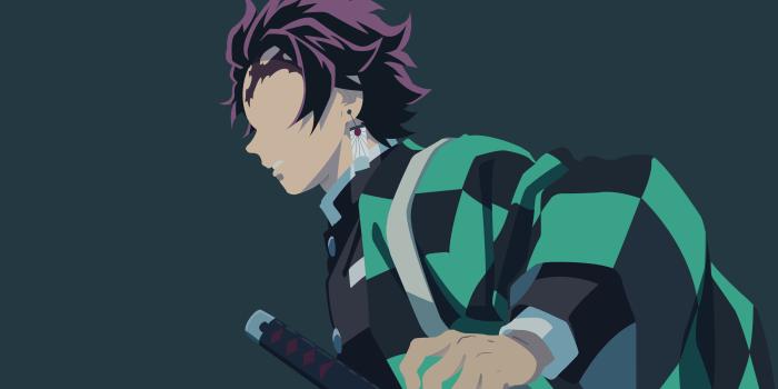 3840x2160 Tanjirou Kamado Minimalist Kimetsu no Yaiba 4K Wallpaper #112