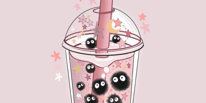 794x1123 8 Aesthetic Anime Wallpaper Latest Bubble tea illustration Art print. Cute  Kawaii Digital | Etsy | Anime Cute Food Wallpaper 2021