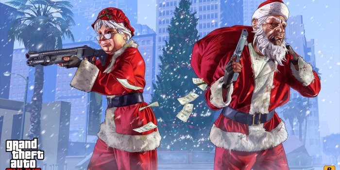 2560x1440 GTA Christmas Wallpapers