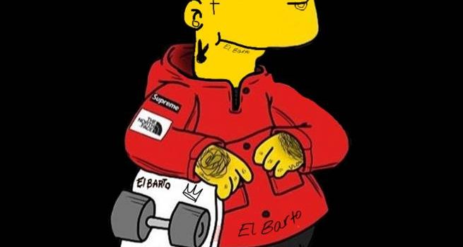 655x1280 Bart Simpson In Red Wallpapers