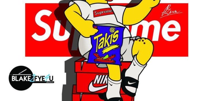 871x1200 Bart Simpson In Red Wallpapers