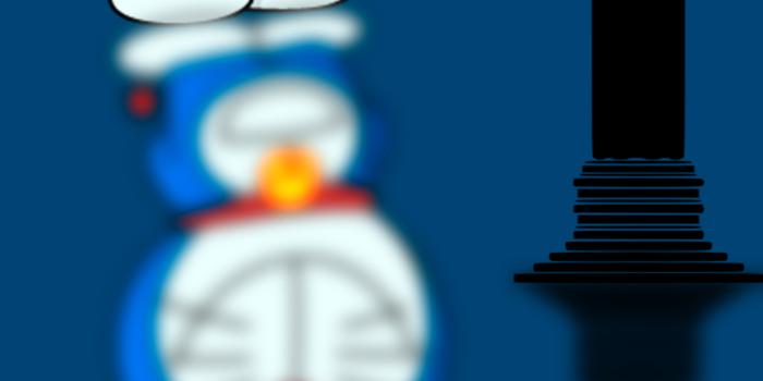 1440x3040 Pillar of Doraemon Galaxy S10 Hole-Punch Wallpaper