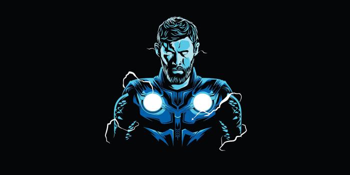 1920x1080 Thor Minimal Design, HD Superheroes, 4k Wallpapers, Images, Backgrounds,  Photos and Pictures