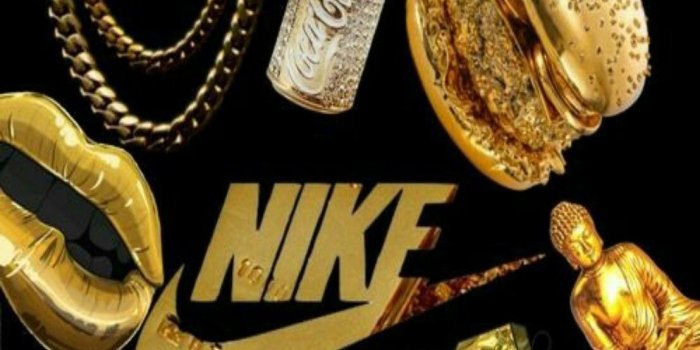 1107x1965 Black Gold Nike Wallpapers on WallpaperDog