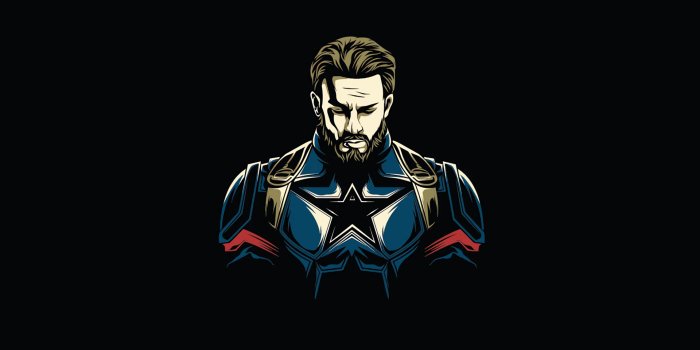 1920x1080 Captain America Minimalist Design Wallpaper, HD Minimalist 4K Wallpapers,  Images, Photos and Background - Wallpapers Den