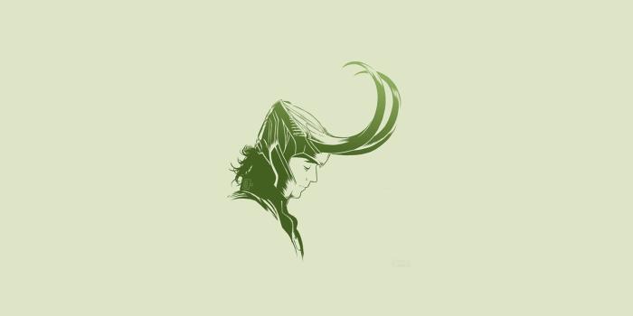 1600x900 Loki, Thor, Simple background, Minimalism, Helmet HD Wallpapers / Desktop  and Mobile Images & Photos