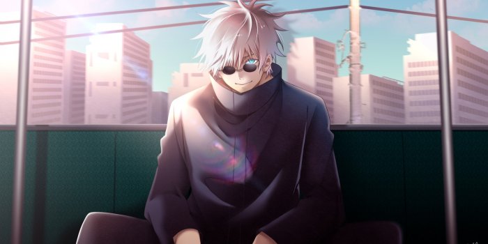 1600x900 Blue Eyes Boy Glasses Jujutsu Kaisen Satoru Gojo School Uniform 4K HD  Jujutsu Kaisen Wallpapers | HD Wallpapers | ID #67796