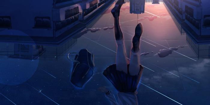 1750x3500 anime anime girls digital art #artwork portrait display #vertical #2D #2K # wallpaper #hdwallpaper #deskto… | Anime backgrounds wallpapers, Sky anime,  Anime scenery