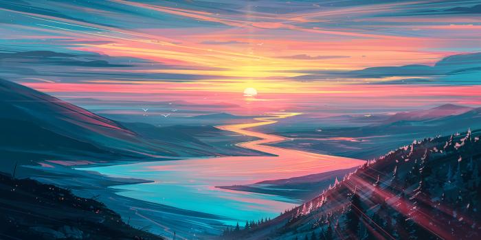 1920x1080 Sunrise Landscape Wallpaper, HD Artist 4K Wallpapers, Images, Photos and  Background - Wallpapers Den