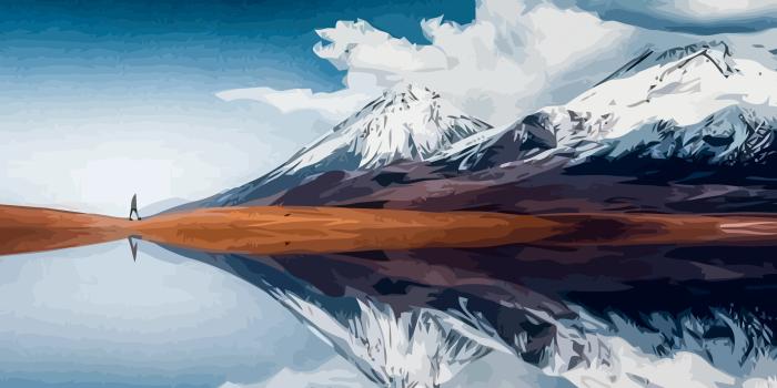 3375x4500 Vector landscape wallpapers for iPhone, iPad, and desktop