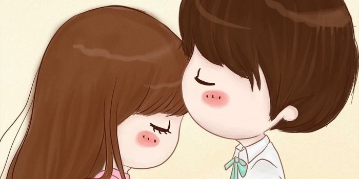 1080x1920 Cute Cartoon Love Couple - 1080x1920 Wallpaper - teahub.io
