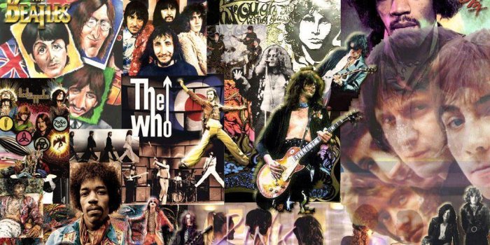 1024x768 Rock N Roll Collage - wallpaper.