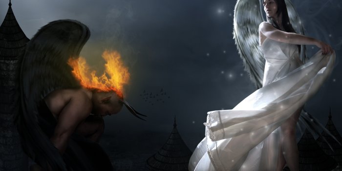 2295x1620 72+ Angel and Demon