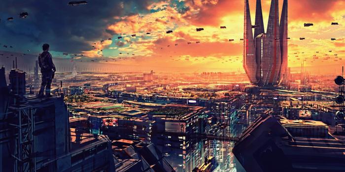 2560x1440 Wallpaper futuristic, future world, 4K, Art #20319