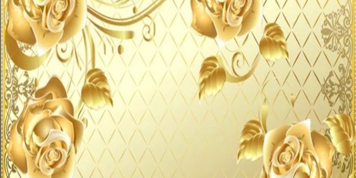1000x1000 wallpaper for walls 3 d for living room New golden rose wallpapers 3D  background wall|Wallpapers| - AliExpress