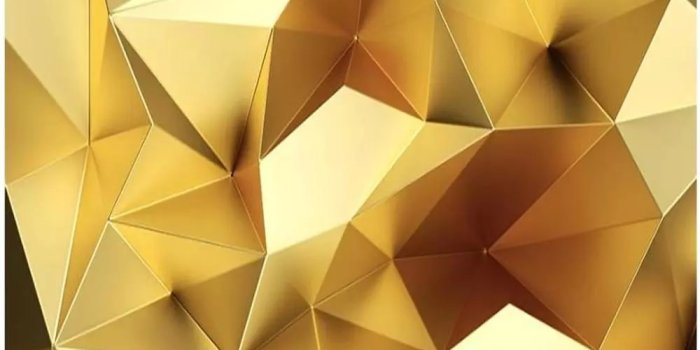 1000x1000 Golden wallpapers geometric wallpapers 3d stereo european tv background  wall|Wallpapers| - AliExpress