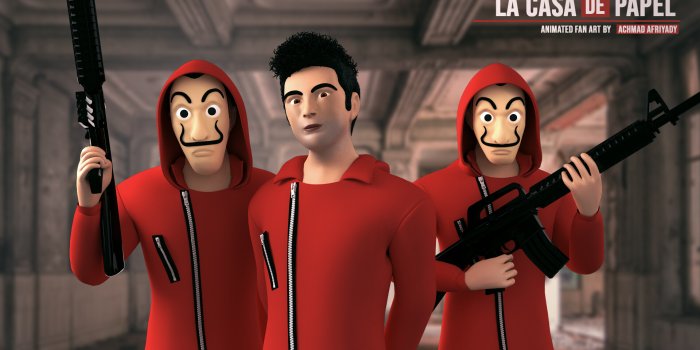 1920x1080 Money Heist Gun - 1920x1080 Wallpaper - teahub.io