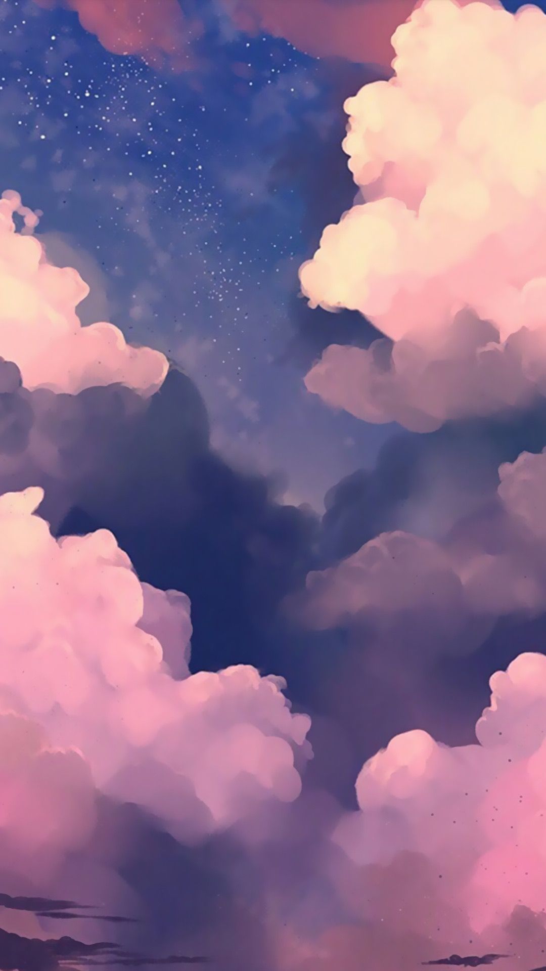 1080x1920 Cloud Painting Wallpapers - Top Free Cloud Painting Backgrounds -  WallpaperAccess