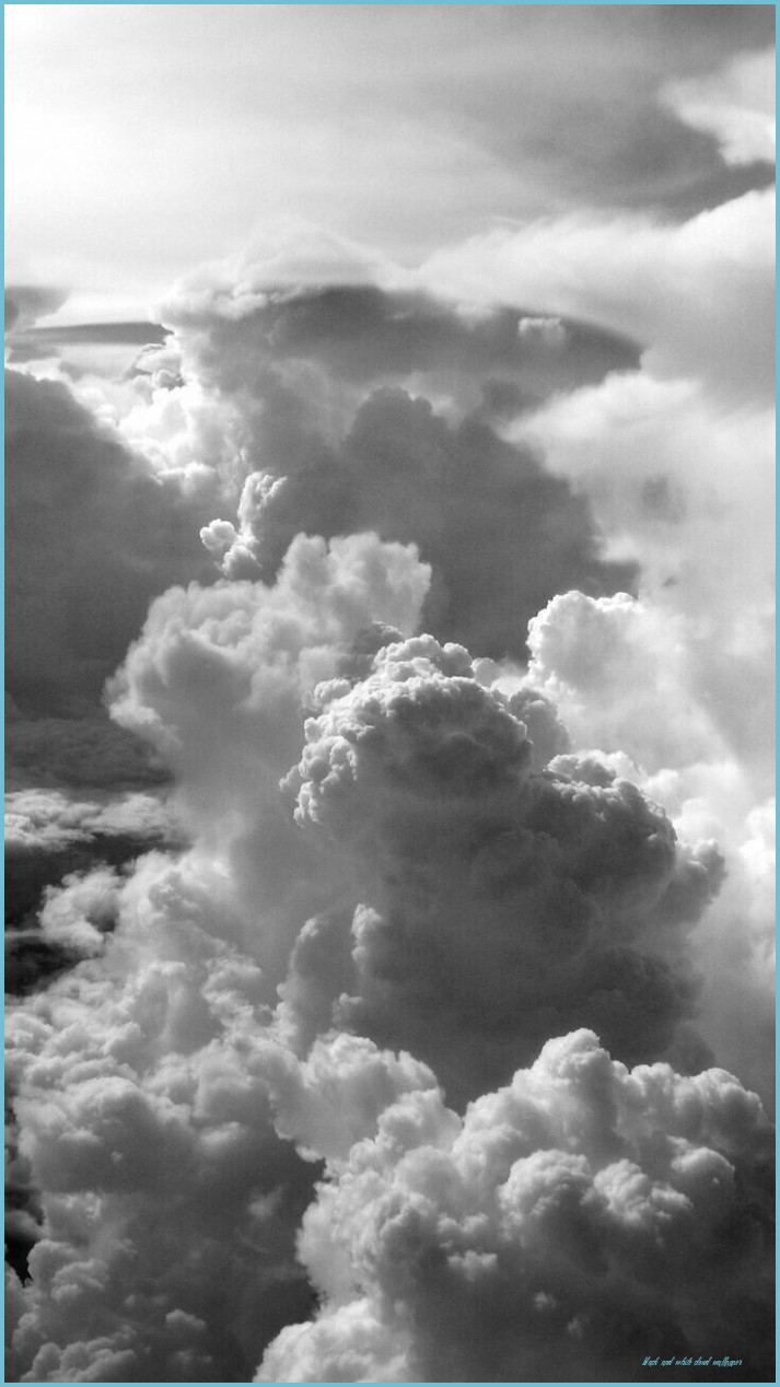 713x1268 Black Clouds Aesthetic Wallpapers - Black And White Cloud  Wallpaper | Neat