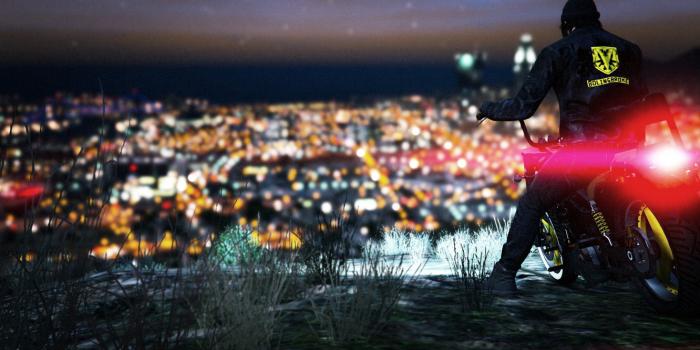 1332x850 Wallpaper The city, Grass, Motorcycle, GTA V, grand theft auto v images for  desktop, section игры - download