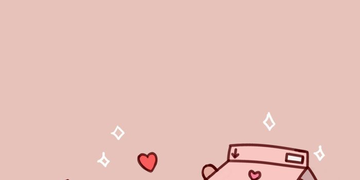 1242x2208 Cute Anime Stawberry Peach Milk Telephone Wallpaper - Anime Blog