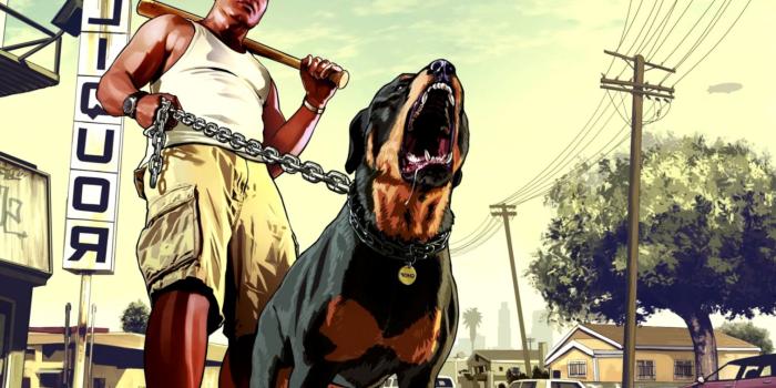 1512x945 Franklin With His Dog In Gta 5 Images And Wallpapers - Gta 5 Franklin And  Dog - 1512x945 - Download HD Wallpaper - WallpaperTip
