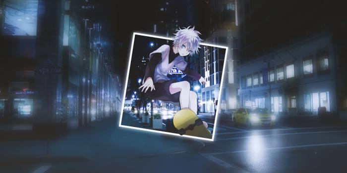 3840x2160 HD wallpaper: anime, anime boys, picture-in-picture, Hunter x Hunter, Killua  Zoldyck - HD Wallpapers Market