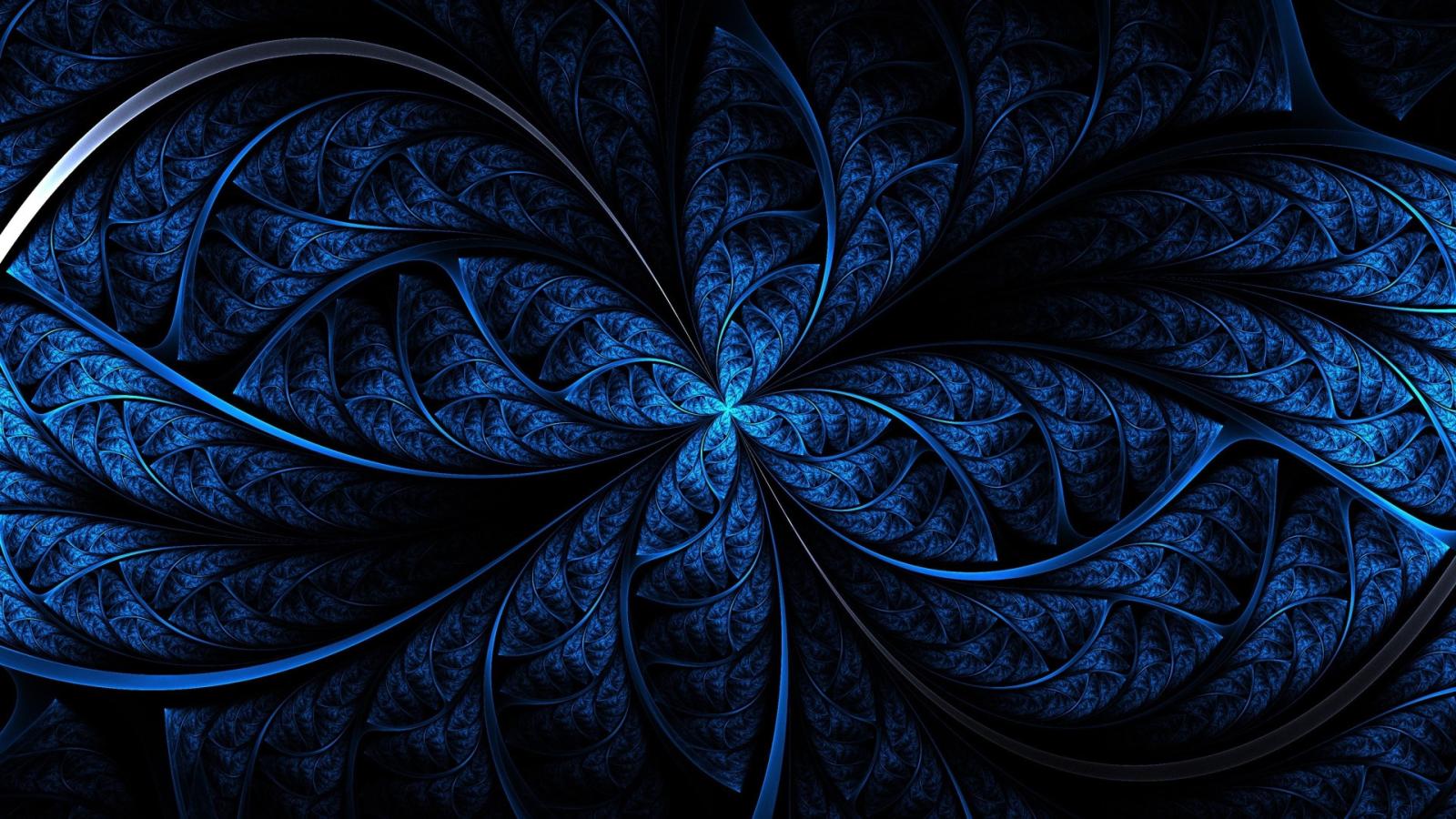 3840x2160 blue fractal art dark blue #symmetry navy blue #pattern #dark #texture  #graphics #artwork #4K #wallpa… in 2021 | Dark blue wallpaper, Blue  wallpapers, Dark blue background