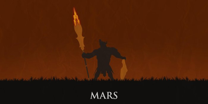 2560x1440 Always like these minimalist wallpapers. so made one for mars: DotA2