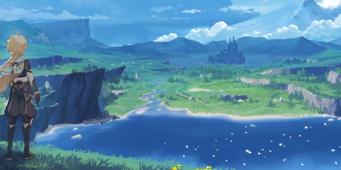 3840x1080 Genshin Impact 4K Wallpaper #1