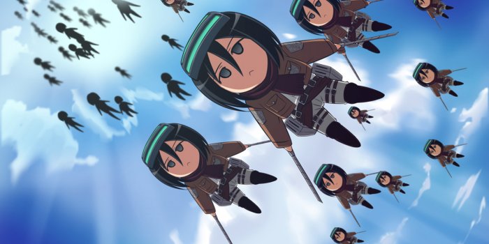 1366x768 Free download AOT Wallpapers Shingeki no Kyojin Attack on titan Wallpaper  [1440x810] for your Desktop, Mobile & Tablet | Explore 49+ Attack On Titan  Chibi Wallpapers HD | Attack on Titan Chibi