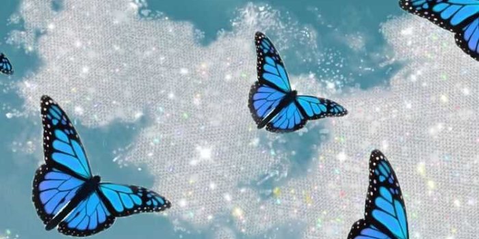 750x1333 Blue Butterfly Wallpaper - EnJpg