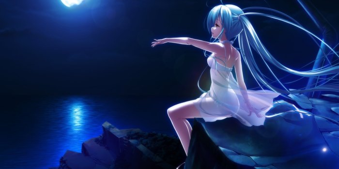 1920x1080 28 Night Anime Girl Wallpapers - Wallpaperboat