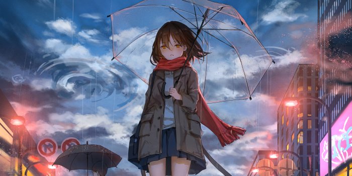 3840x2160 Anime Girl Walking In Rain With Umbrella 4k, HD Anime, 4k Wallpapers,  Images, Backgrounds, Photos and Pictures