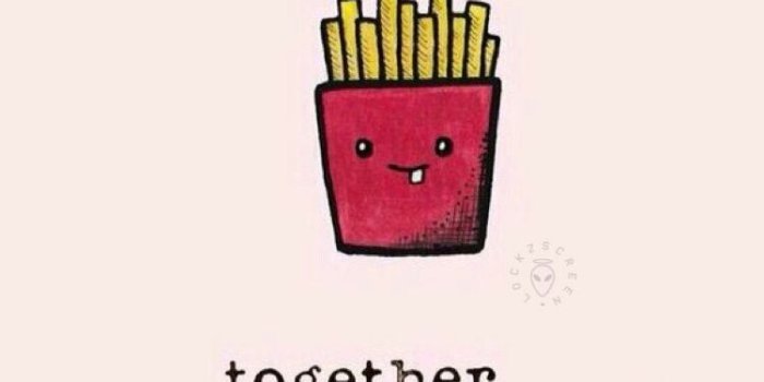 750x1334 Burger and fries | Friends wallpaper, Best friend wallpaper, Happy wallpaper