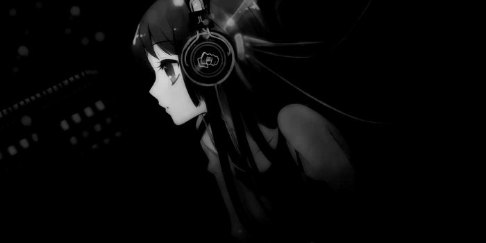 1920x1200 56+ Dark Anime Girl