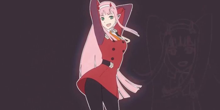 1280x720 Darling in the Franxx | Zero Two - Dance | PC [wallpaper]
