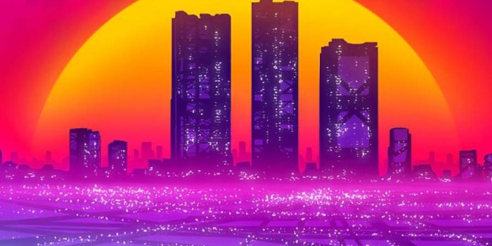 900x1850 Cyber City Art IPhone Wallpaper - IPhone Wallpapers : iPhone Wallpapers