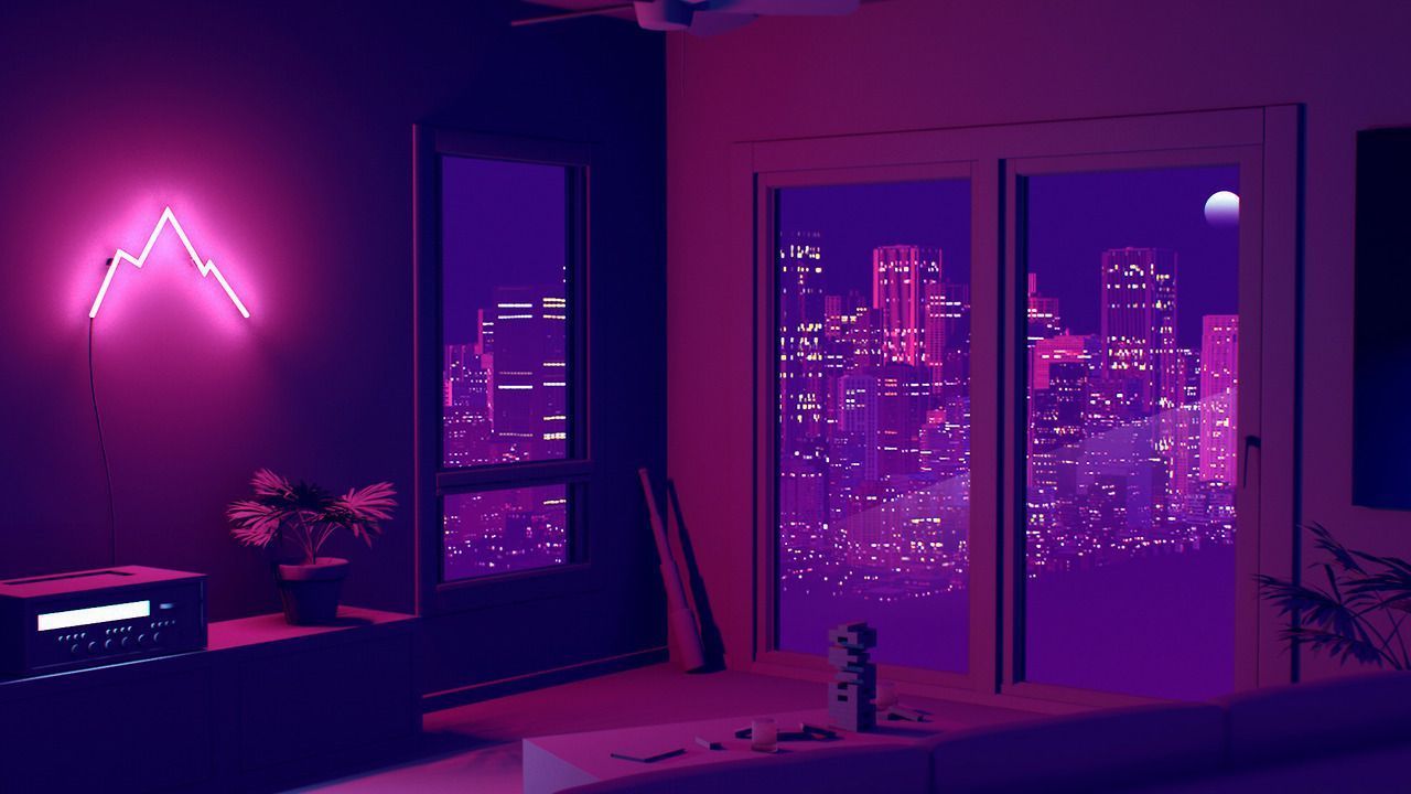 1280x720 Purple Aesthetic PC Wallpapers