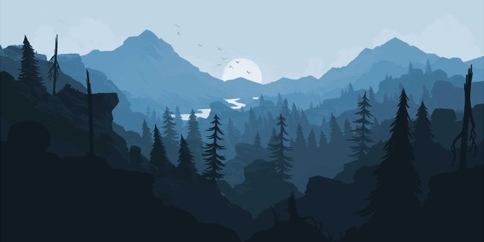 1920x1080 Firewatch wallpaper minus the human elements [1920x1080]: wallpaper