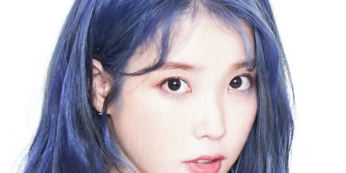 800x1645 Blue hair IU Love poem Wallpapers & LockScreen