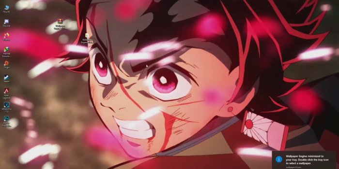 1280x720 Tanjiro Dance of the FireGod | Demon Slayer | Live Wallpaper | 4k 60fps -  YouTube