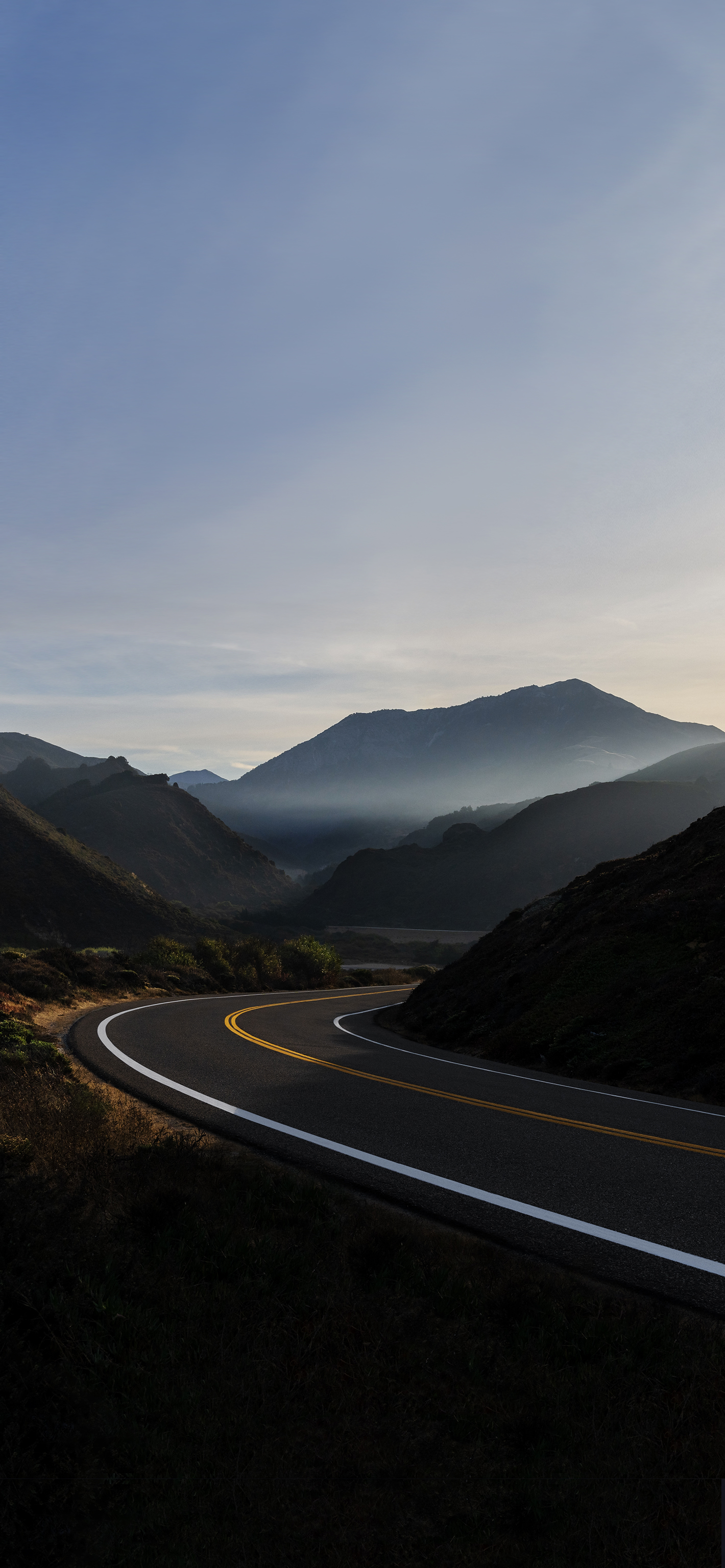 1420x3073 Big Sur Road - Wallpapers Central