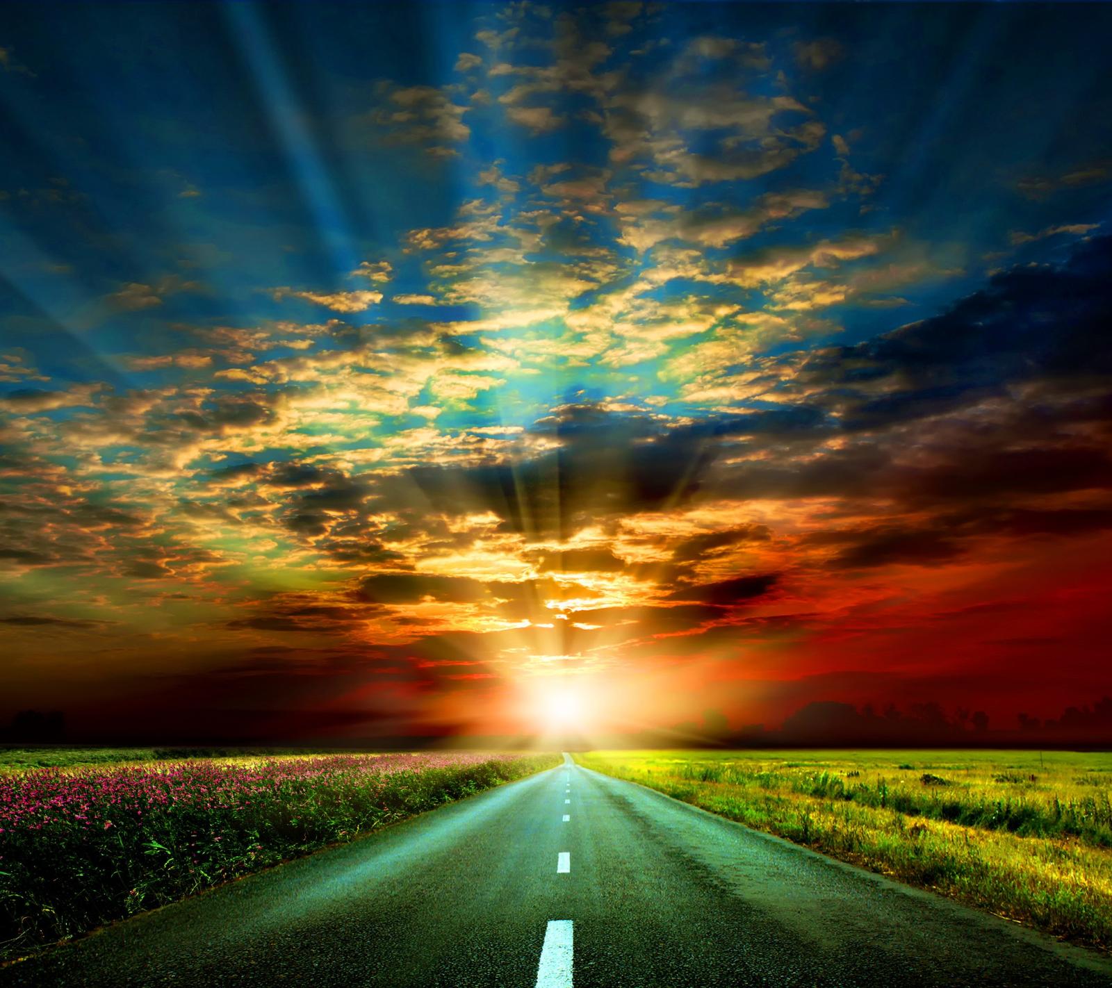 2880x2560 sunset, Road wallpaper 10365401 Wallpapers HD / Desktop and Mobile  Backgrounds
