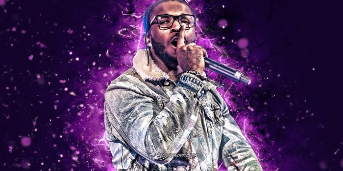 3840x2400 Download wallpapers Pop Smoke, 2020, 4k, violet neon lights, american  rapper, music stars, Pop Smoke with microphone, Bashar Barakah Jackson,  american celebrity, Pop Smoke 4K for desktop with resolution 3840x2400.  High Quality