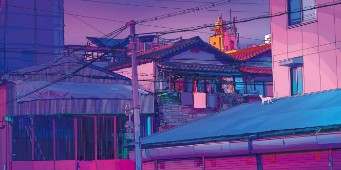 3840x1920 Lofi Wallpaper - NawPic