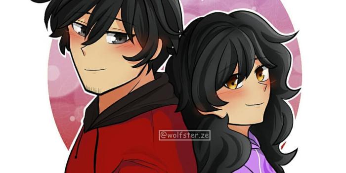 1080x1116 aphmau wallpaper,cartoon,anime,illustration,black hair,animation (#1008460)  - WallpaperUse