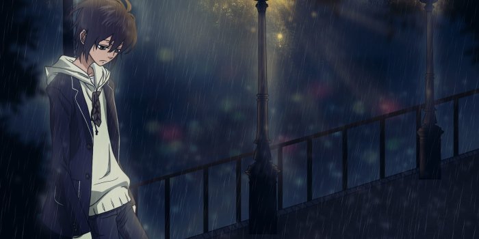 1920x1200 Rain Sad Anime School Wallpapers - Top Free Rain Sad Anime School  Backgrounds - WallpaperAccess