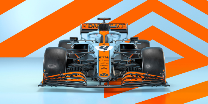3440x1440 MCL35M Gulf Livery Desktop Wallpapers: formula1